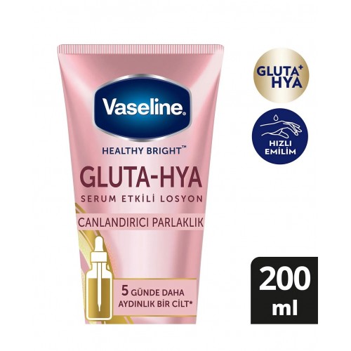 Vaseline Gluta Hya Serum Etkili Losyon Canlandırıcı Parlaklık 200 ml